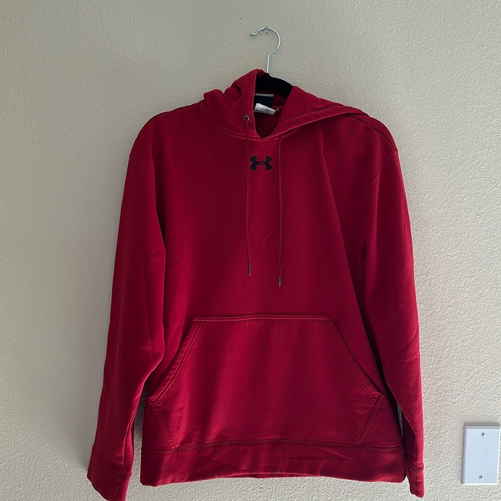 MAROON UNDER ARMOUR SWEATSHIRT MEN’S SIZE S LIKE NEW